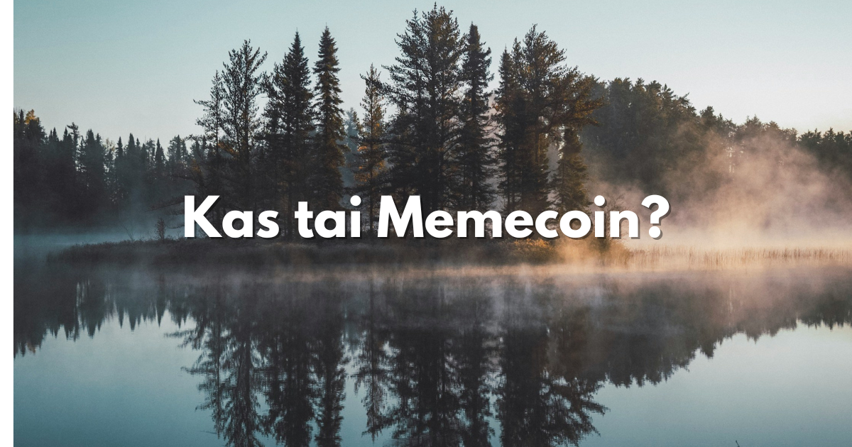 Kas tai memecoin?